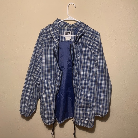 Oversized checked pattern jacket - Picture 2 of 5